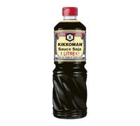 KIKKOMAN - Sauce Soja Authentique pour Relevé Parfait et Saveur Umami Intense (1L) - Lot de 3 - vendu par Lot