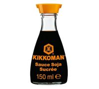 KIKKOMAN - Sauce Soja Sucrée Gourmande, Relevé Doux et Onctueux pour Vos Plats (Carafe 150mL) - Lot de 3 - vendu par Lot