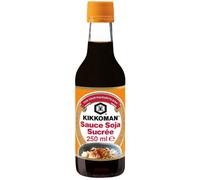 KIKKOMAN - Sauce Soja Sucrée Saveur Subtile et Gourmande pour Rehausser Vos Plats (Bouteille 250mL) - Le lot de 3