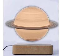 Kiko-ershaa Lampe Saturne à Lévitation Magnétique Veilleuse LED impression 3D lampe flottante lampe rotative à 360 ° lampe de bureau globale pour salon chambre décor