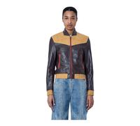 Kiko Kostadinov - Konrad Leather Jacket - Femme - Vestes - Brun - Taille: 36 FR