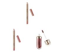 KIKO Milano Creamy Colour Comfort Lip Liner 21, Creamy Colour Comfort Lip Liner 05 Long-lasting Lip Pencil, 3D Hydra Lipgloss 44 and 3D Hydra Lipgloss 20 | Softening lip gloss for a 3D look