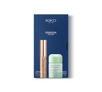 KIKO Milano Essential Eye Set | Kit Maquillage : 1 Mascara Effet Cils Remodelés Et 1 Mini-Démaquillant Biphasé