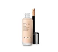 KIKO Milano Full Coverage 2-in-1 Foundation & Concealer 01 - WR 01, Fond De Teint/Correcteur 2 En 1 À Couvrance Élevée