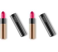KIKO Milano Gossamer Emotion Creamy Lipstick 124 | Rouge À Lèvres Onctueux Couleur Intense (Lot de 2)