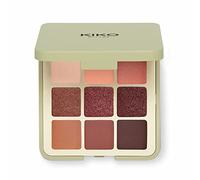 KIKO Milano Green Me Eyeshadow Palette 102, Palette De 9 Ombres À Paupières Aux Finis Variés : Mat, Nacré Et Métallisé