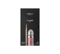 KIKO Milano Lip Combo Set 01, Kit Lèvres : Brillant À Lèvres Hydratant Et Crayon À Lèvres Assorti