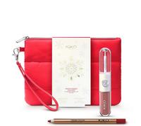 KIKO Milano Snow-Kissed Holiday My Perfect Combo Lips Gift Set-01, Coffret Cadeau Maquillage Des Lèvres : Unlimited Double Touch Et Crayon À Lèvres