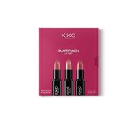KIKO Milano Smart Fusion Lip Set 03, Kit De 3 Rouges À Lèvres Au Fini Lumineux
