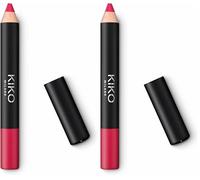 KIKO Milano Smart Fusion Matte Lip Crayon 04 | Crayon On The Go (Lot de 2)