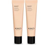 KIKO Milano Smart Hydrating Foundation 04 - WR 50, Fond De Teint Fluide Hydratant Et Uniformisant (Lot de 2)