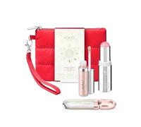 KIKO Milano Snow-Kissed Holiday Festive Besties Make Up Gift Set, Coffret Cadeau Maquillage: Stick Pour Les Lèvres Et Les Joues, Ombre À Paupières Liquide Et Huile Pour Les Lèvres