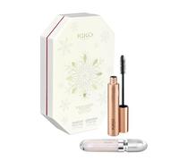 KIKO Milano Snow-Kissed Holiday Mountain Buddies Make Up Gift Set, Coffret Cadeau Maquillage: Brillant À Lèvres 3D Hydra Lipgloss Et Mascara Effet Volumateur
