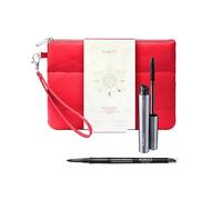 KIKO Milano Snow-Kissed Holiday Skiglam Black Duo Eyes Gift Set, Coffret Cadeau Yeux: Mascara Effet Volumateur Et Allongeant Et Crayon Eye-Liner