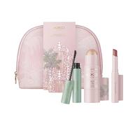 KIKO Milano Threads Of Time Glass Glow Icons Make Up Kit, Coffret Cadeau Maquillage : Stick Enlumineur, Cire À Sourcils Et Brillant À Lèvres En Stick