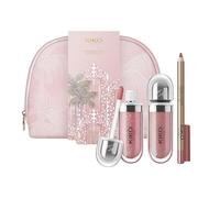 KIKO Milano Threads Of Time Gloss It Up Lip Kit, Coffret Cadeau Lèvres: 2 Brillants À Lèvres Hydratants Et Crayon À Lèvres Crémeux