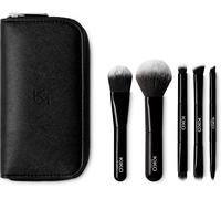 Kiko Milano Travel Brush Set, Pochette De Voyage Avec 5 Pinceaux Professionnels