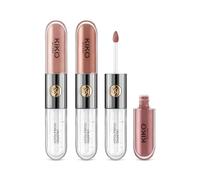 KIKO Milano Unlimited Double Touch Lip Set 01 | Kit De 3 Rouges À Lèvres Liquides En Deux Étapes