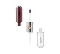 KIKO Milano Unlimited Double Touch - Teinte 122 Bordeaux | Rouge à Lèvres Liquide 2 Étapes | Couleur + Gloss | Tenue 12 Heures | Sans Transfert | Lumineux