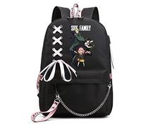 KIKON SP-Y×FAMI-LY Sac À Dos Homme Anime Sac À Dos Scolaire USB-Port Cartable Fille Portable Sac De Voyage-A09||32 * 15 * 45CM