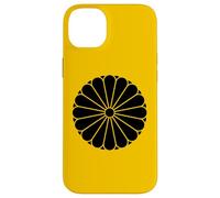 Kiku Chrysanthème Imperial Mon Noir Vector Art Coque pour iPhone 14 Plus