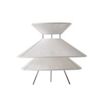 Kiku Lampe à Poser Ø35,5 cm Blanc