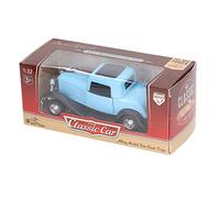 Kikumi 1:32 Modèle DE Voiture Classique Alliage Simulation Vintage TOUELLE MODÈLE DE Portes Ouvertes (Bleu)