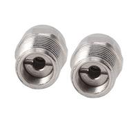 Kikumi 2 Morceaux de en Acier Inoxydable, G1 / 4 Filetage Externe Système de Brouillard Plat Atomiseur de Buse pour Le Système de Refroidissement D'irrigation du Jardin à L'extérieur