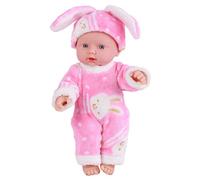 Kikumi 30 Cm Doll Baby Doll Toy Softvinyl Lifekey Baby Toys for Children Garçons Guilles (Rose)