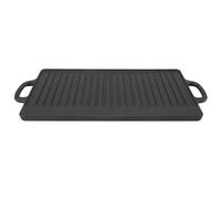 Kikumi Assiette à Double Face pour Repassage, Chauffage Rapide, Uniforme, Réversible, pour le Camping Dernière Intervention, Cuisinière à Gaz, Cuisine à Induction (L)