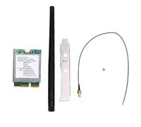 Kikumi Carte de Filet sans Fil pour Victoire 10 11 M.2 NGFF 4200Mbps 2,4 GHz 5 GHz Adaptateur de Réseau D'ordinateur Portable 6 GHz avec Support D'antenne 8DBI
