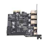 Kikumi Carte D'extension PCIE pour, 5 Gops 3 USB Type A 2 USB Type C 5 Port PCI Express Carte, Installation Facile, Connexion Stable