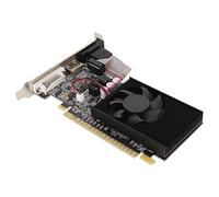 Kikumi Carte Graphique de Jeu, PCI Express 2.0, Installation Facile, Carte Graphique 1G DDR3 64 Bits, Fonctionnement Fluide, Prise en Charge DVI VGA