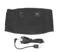 Kikumi Ceinture Chauffante pour le Bas du Dos, Attelle pour Soulager la Douleur, Coussin de Taille Chaud et Rechargeable pour Thérapie Thermique