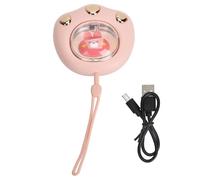Kikumi Chauffe-Main électrique Rechargeable Mini Antidéflagrant USB Charge Portable Poche Chauffe Griffe Forme Lapin Rose Décor