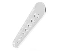 Kikumi Décapant D'herbes, Outil de Cuisine à 8 Trous pour Dépouiller les Feuilles de Chou frisé, Thym, Basilic, Romarin, avec Poignée Ergonomique et Design en Acrylique Durable