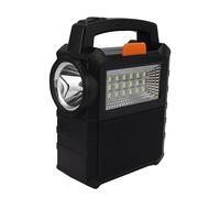 Kikumi Générateurs Portables Générateur Solaire Léger, avec Poignée, Lampe de Poche LED, Panneaux Solaires, Centrale Portable Idéale pour le Camping, L'urgence, Usage Domestique