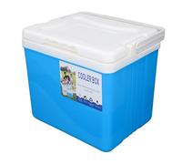 Kikumi Glacière Portable de 6 L, Grande capacité, Multifonctionnelle, Garde les Aliments Frais et les Boissons au Frais, Glacière Rigide Isolée pour Glace, Boissons, Aliments (Bleue)