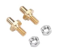 Kikumi Goupille de Charnière Réglable 70332, 2 Paquets, pour Weber Summit Spirit Grill, Boulons et écrous de Charnière de Porte de Gril en Acier Inoxydable de Remplacement