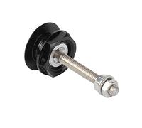 Kikumi Kit de Goupilles de Verrouillage de Capot Universelles, Clip de Verrouillage de Capot, Fixation de de, Alliage D'aluminium Noir, Acier Inoxydable, Tensio