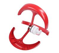 Kikumi Kit Générateur éolien 300W 45 M/s, Axes Verticaux pour Lampadaire Extérieur, Rotor à Faible Bruit en Forme de Lanterne Rouge