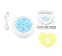 Kikumi Mini Machine à Laver Ultrasonique Portable, Machine à Laver de Voyage, Outil (Bleu)