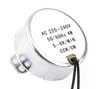 Kikumi Moteur à Engrenages Synchrone 220 à 240V AC, 1 Pièce, Moteur électrique 4W CW/CCW (5-6 tours)