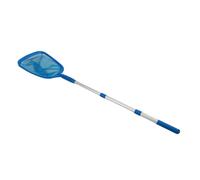 Kikumi Net de Piscine avec Poteau, Pinceau Durable Télescopique de 45 à 88 Cm, Filet pour Spas à Remous de Piscines, Assemblage Facile