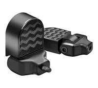 Kikumi Pédales Arrière à Vélo 1 Paire Resseaux de Pied Pliants Pédales de Repose-Pied Arrière sans Glissement pour Le Vélo de Montagne électrique (Noir)