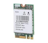 Kikumi pour Killer 1535AC Double Bande 802.11ac NGFF M.2 867 Mbps Bluetooth 4.1 Carte Réseau sans Fil de Jeu