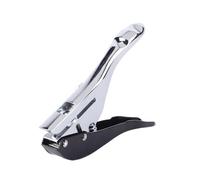 Kikumi Puncheur de Trou en Acier, Positionnement Précis de Mini-pince Portable avec Base Résistante au Glissement, pour L'école, le Bureau, les Voyages, avec du Papier perforé pour la Carte (8 mm /