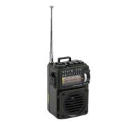 Kikumi Radio à Ondes Courtes HRD700, Haut-Parleur Bluetooth Portable avec Processeur de Signal Numérique et Batterie Rechargeable de 1000 MAh, pour la Réception des Bandes MW FM SW WB