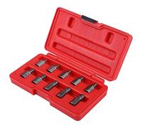 Kikumi Rbrt Tool 14 × 12 × 6 10 Pièces 3,2-10,3 Mm Ensemble D'extracteurs de Vis pour Enlever les Goujons Endommagés par la Rouille