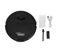 Kikumi Robot Aspirateur Balck Smart Sweeping Robot 3 en 1 Forte Aspiration Roue Pivotante Mini Aspirateur pour Sol Dur